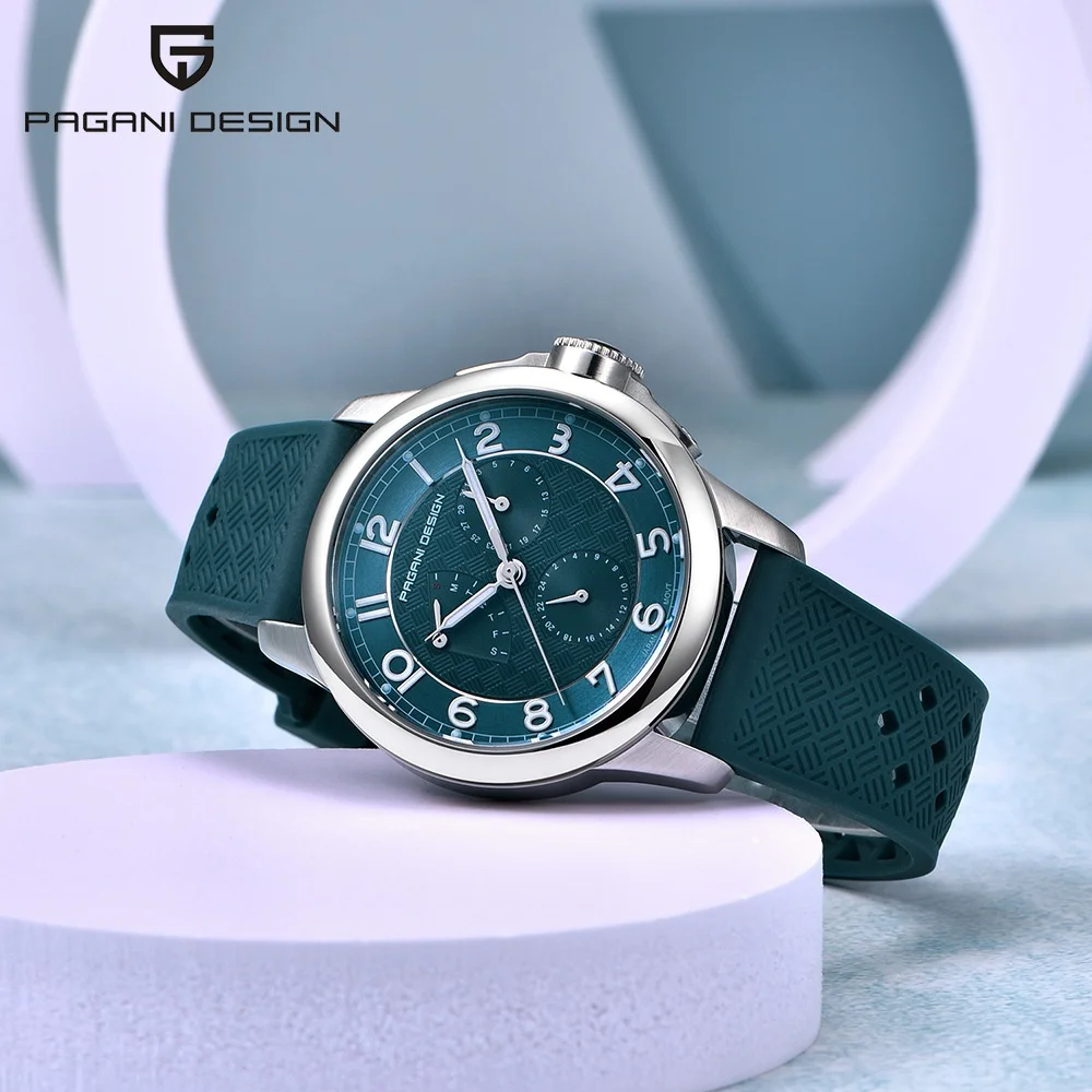 Pagani Design 1780 Sapphire Glass Stainless Steel Chronograph Quartz Watches Men Wrist Relojes Pagani Design