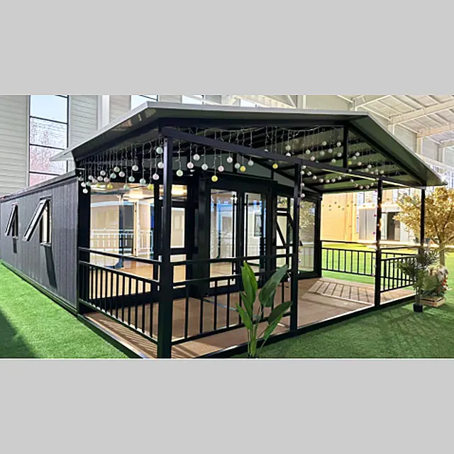 Low Cost 40Ft Expandable Container Prefab House Bedrooms Bathroom Prefabricated Homes Modern Modelar Houses