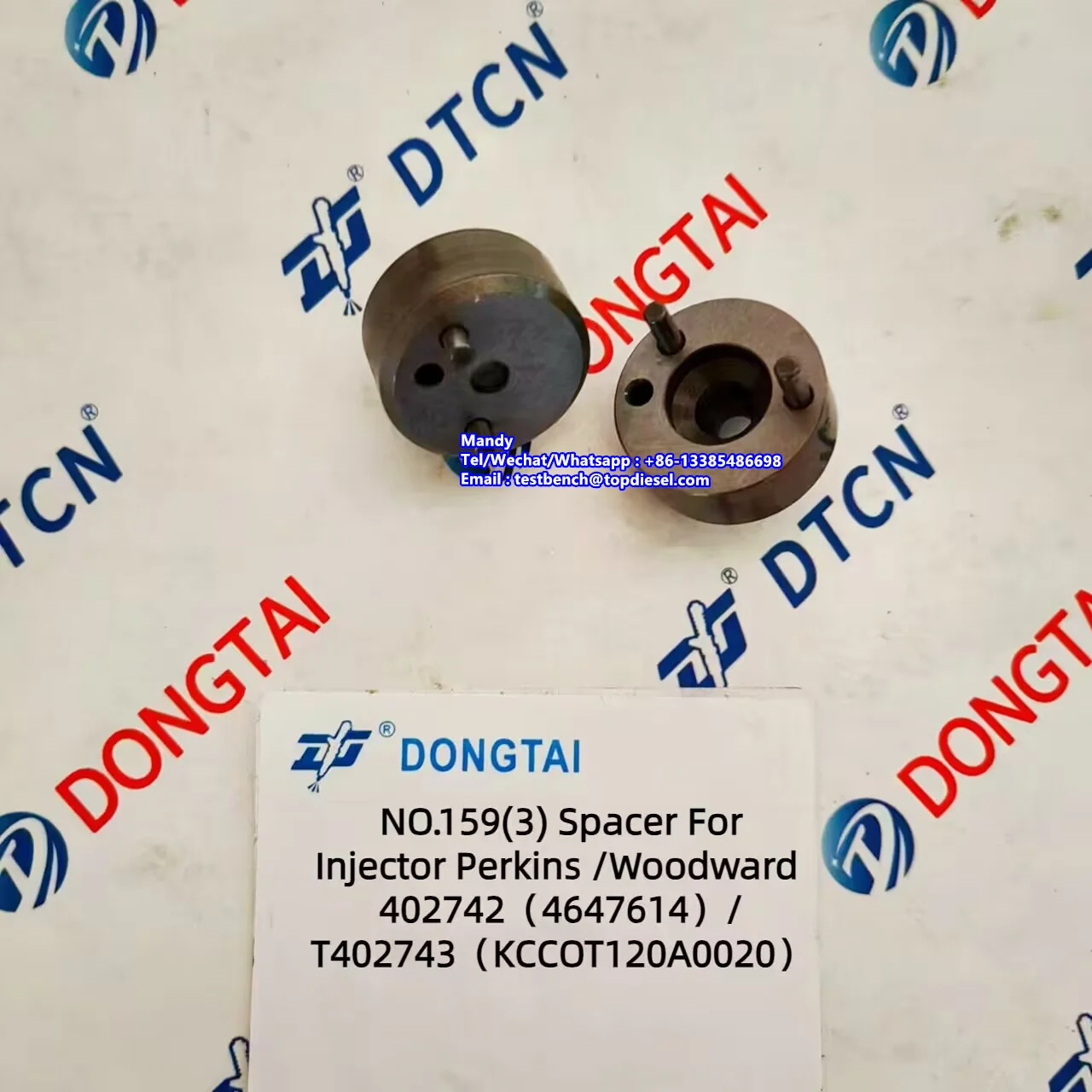 NO.159(3) Spacer for Perkins Woodward Injector 402742 4647614 T402743