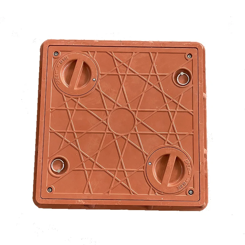 Manufacturers galvanize FRP Square SMC Sewer composite resin manhole cover