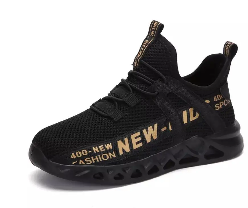 Shangzhou OEM Sepatu olahraga, детская сетчатая дышащая Спортивная обувь для мальчиков