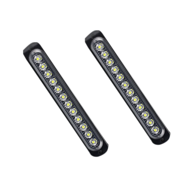 New Emergency Vehicles Side 12v LED flash Light Amber Truck Strobe LED Flashing Light