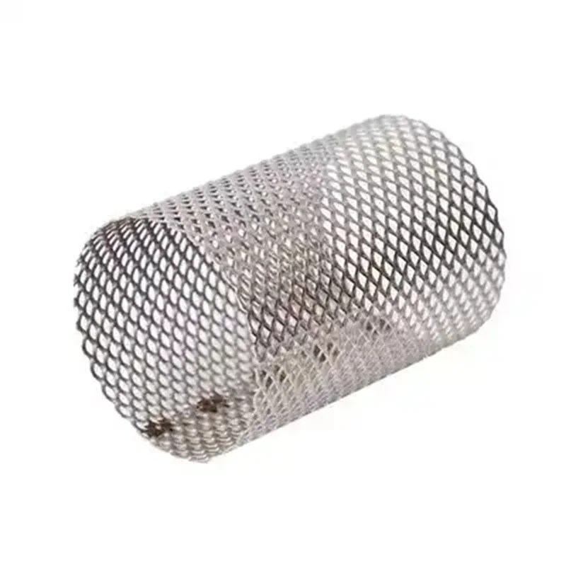 Welded Micro Porous Round Hole Mesh Filter Tubes Sand Control Screen Filters Exhaust 316 Perforated Tube