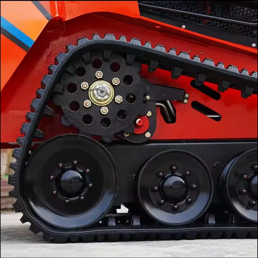 Vmeng factory 600kgs lifting capacity diesel track mini skid steer loader with mixer attachment