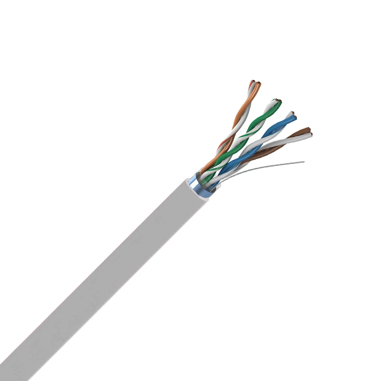 1000FT CAT5E Solid 24AWG Shielded FTP CAT5 Bulk Pull Box Ethernet Cable