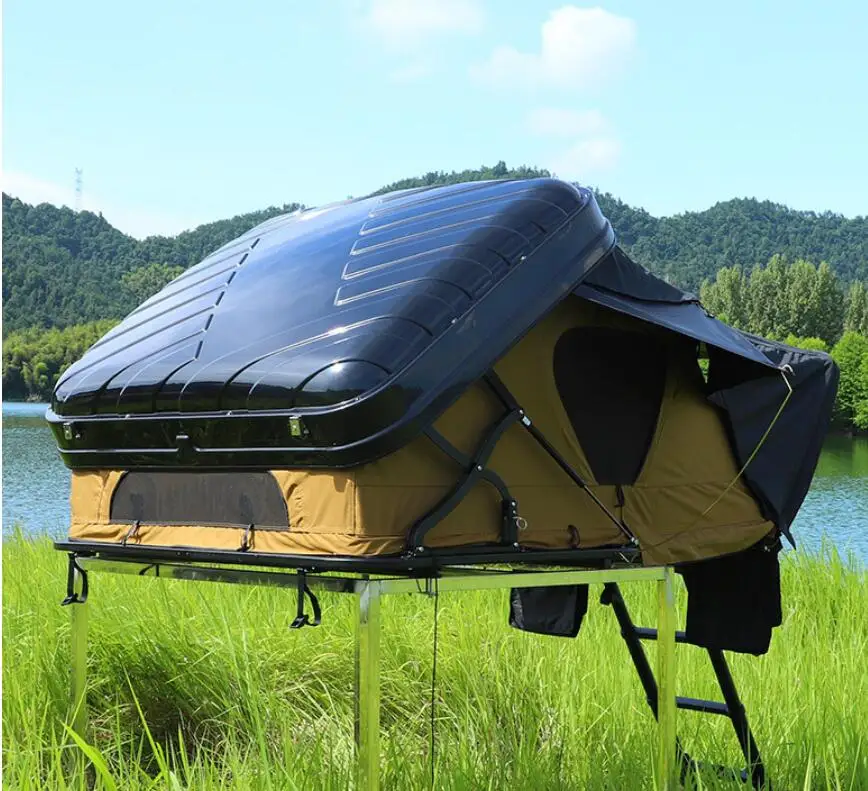 2024 New Outdoor Camping 4X4  4 Persons 4wd Car Hard Shell Roof Top Tent for Sale
