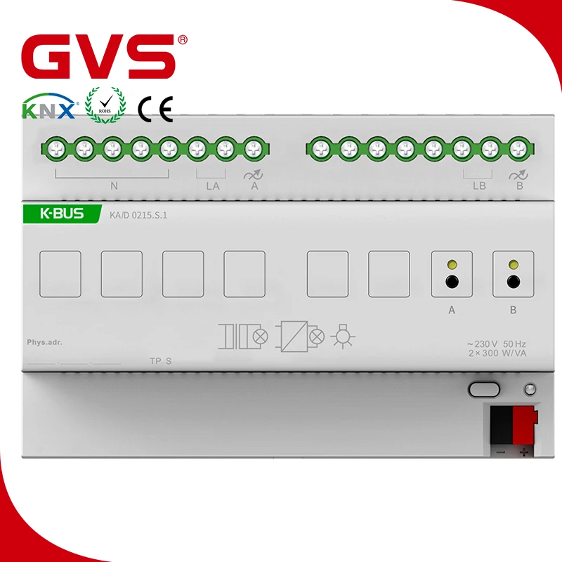 Factory GVS KNX K-bus Smart House Lighting Control System KNX dimmer actuator Actuator Control Module KNX 1-10V Dimmer Actuator