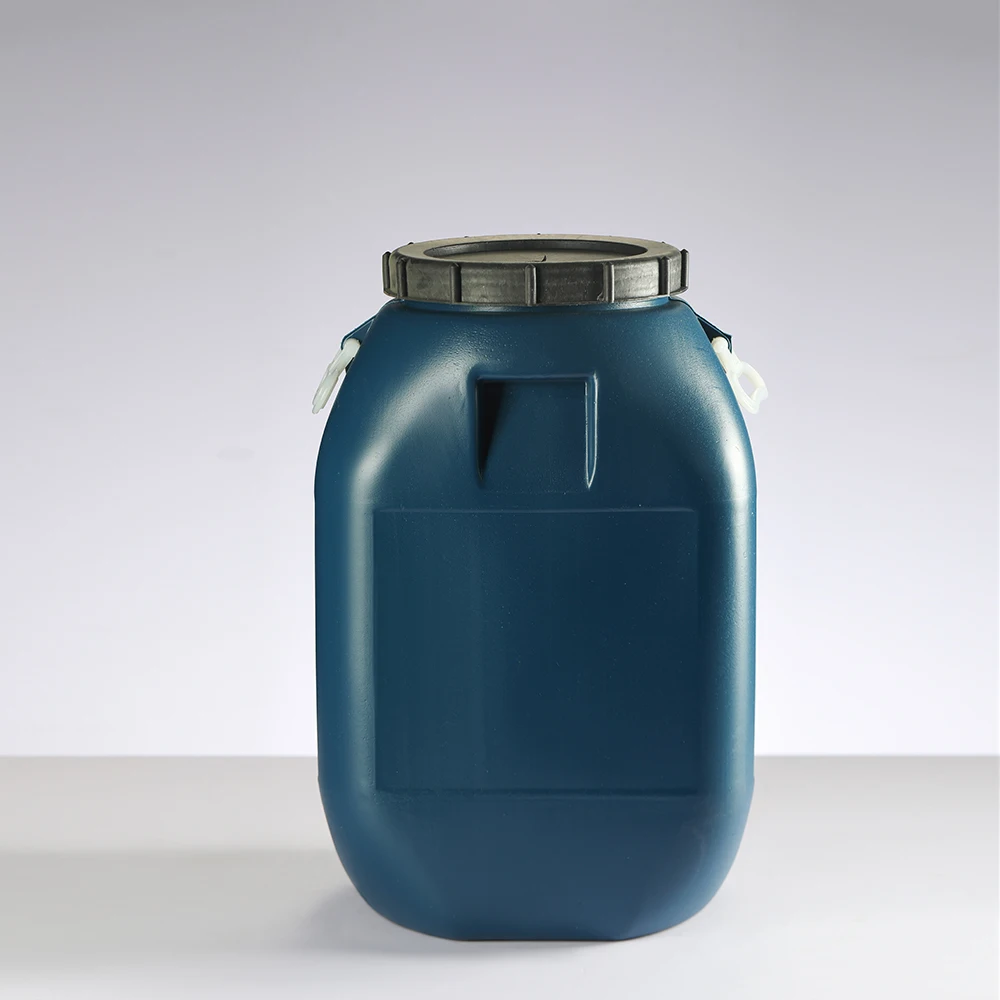 50 литров Hdpe с открытым верхом синий квадратный пластиковый барабан 12 5 галлонов пластиковой ручкой