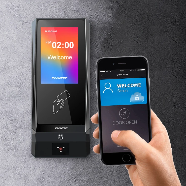 Professional 125khz RFID BLE NFC QR code cloud door lock access control system access control wireless 4g wifi
