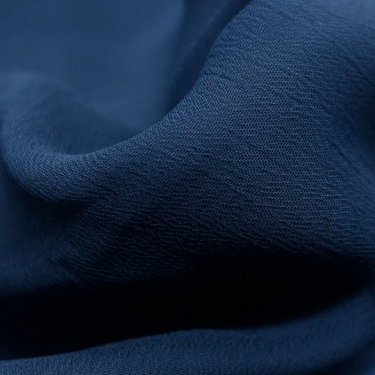 100% Polyester Crinkled Chiffon Yoryu Fabric