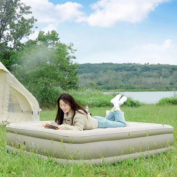 Camping Self inflating Mattress Inflatable Air Bed with Built-in Rechargeable Pump