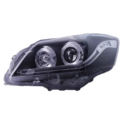 LINK-TO For Toyota 2009 2010 2011Classic Camry 6 Generation Headlight Assembly Modification LED Angel Eyes Daytime Running Light