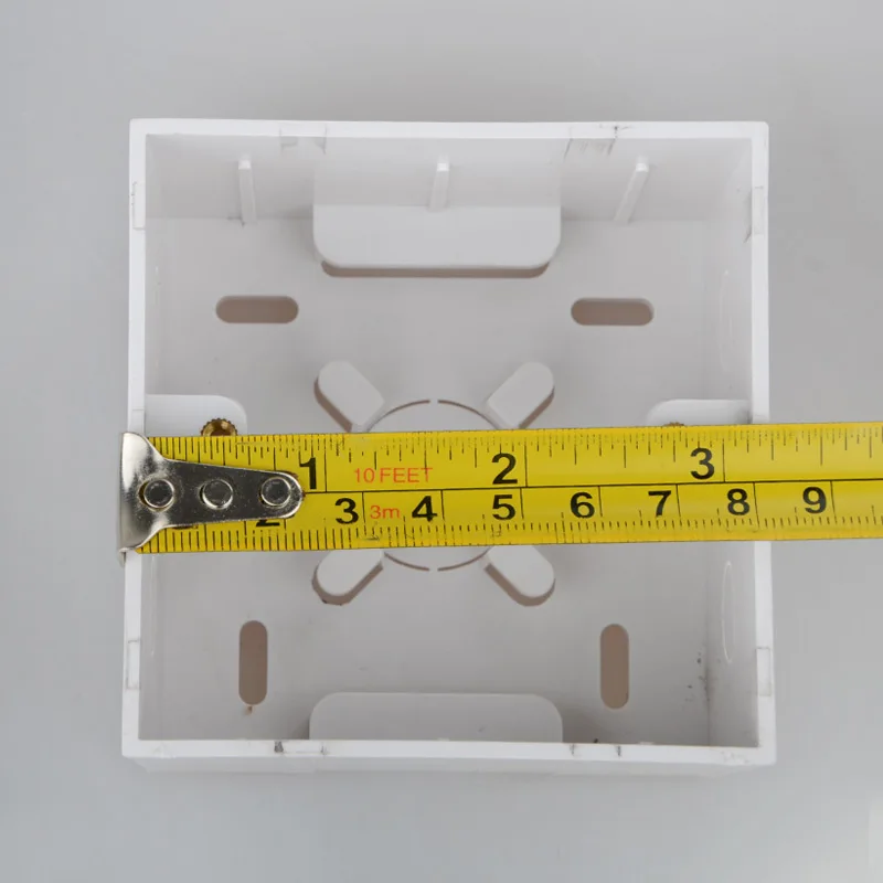86 Type Plastic Wall Mounted Bottom Box Outlet Sockets Back FTTH Optical Switch back box