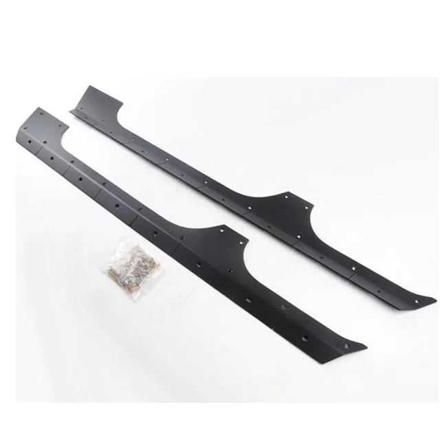 Корпус бронированный чехол Защита корпуса черный порошковое покрытие рок стиль 4 дверь алюминиевая ходовая доска для Jeep Wangler JK 07-17