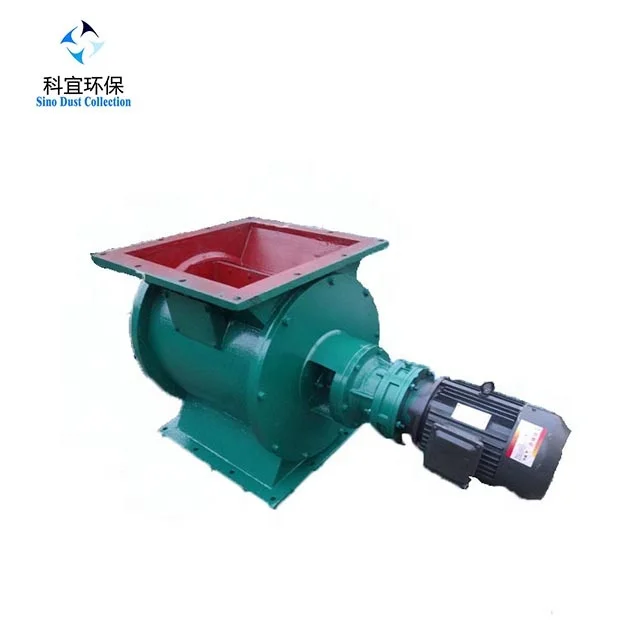 Coal rotary valve airlock feeder casting air lock valves