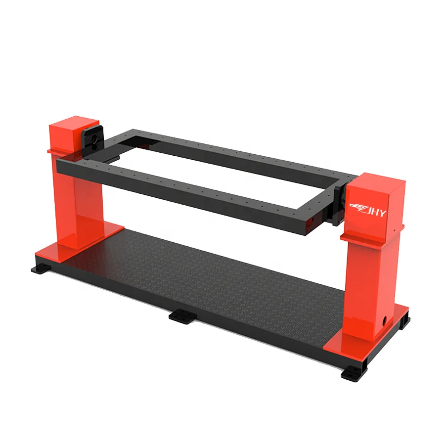 2 axis heavy load L type rotate robotic automatic positioner with turntable