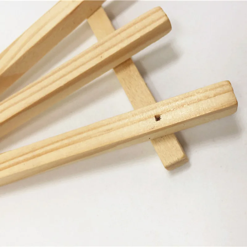 Decorative small easel mini triangle bracket wood decoration display ornaments