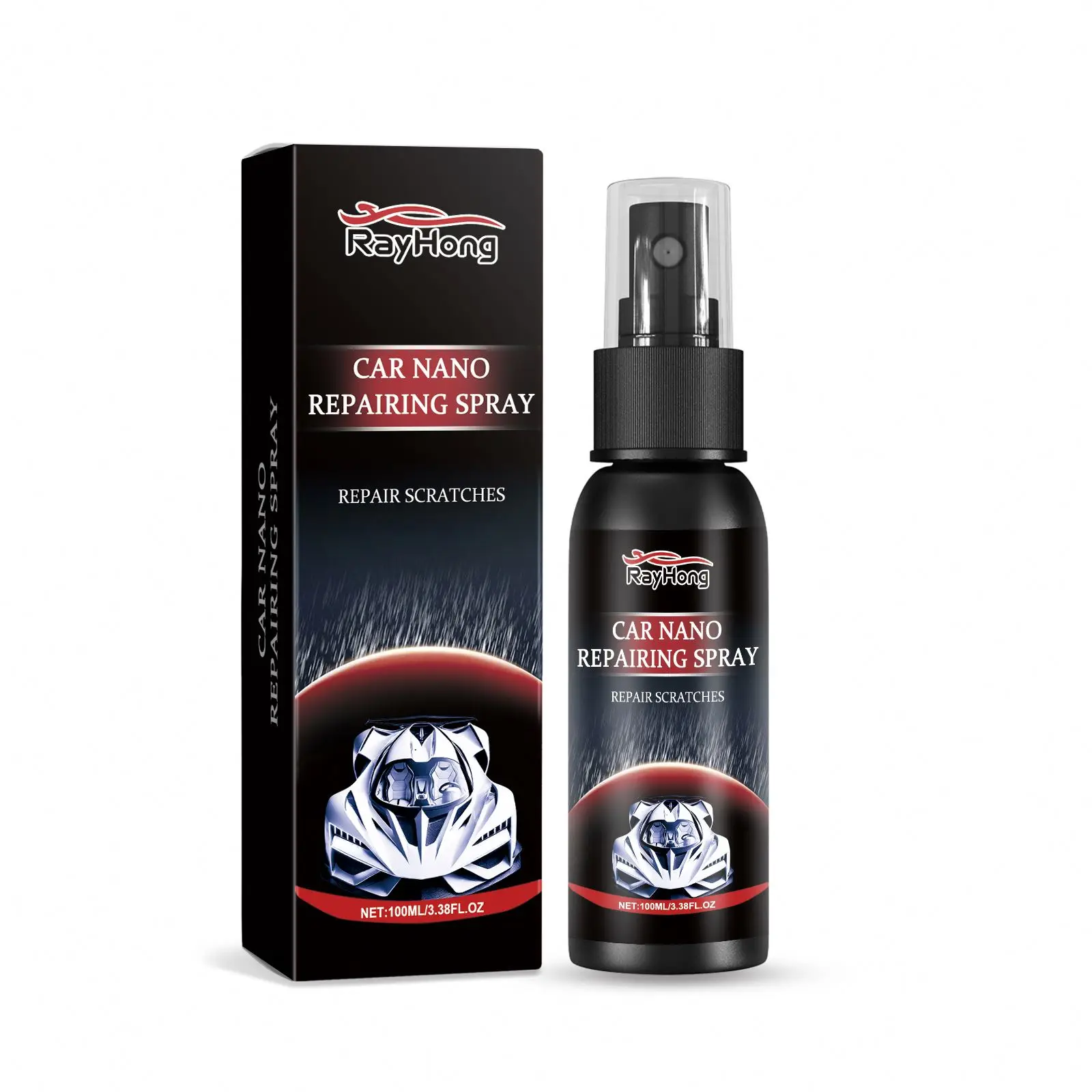 RAYHONG Wholesale Private Label 100ML Automobile Paint Maintenance Spray Car Nano Repairing Spray For Car Scratches