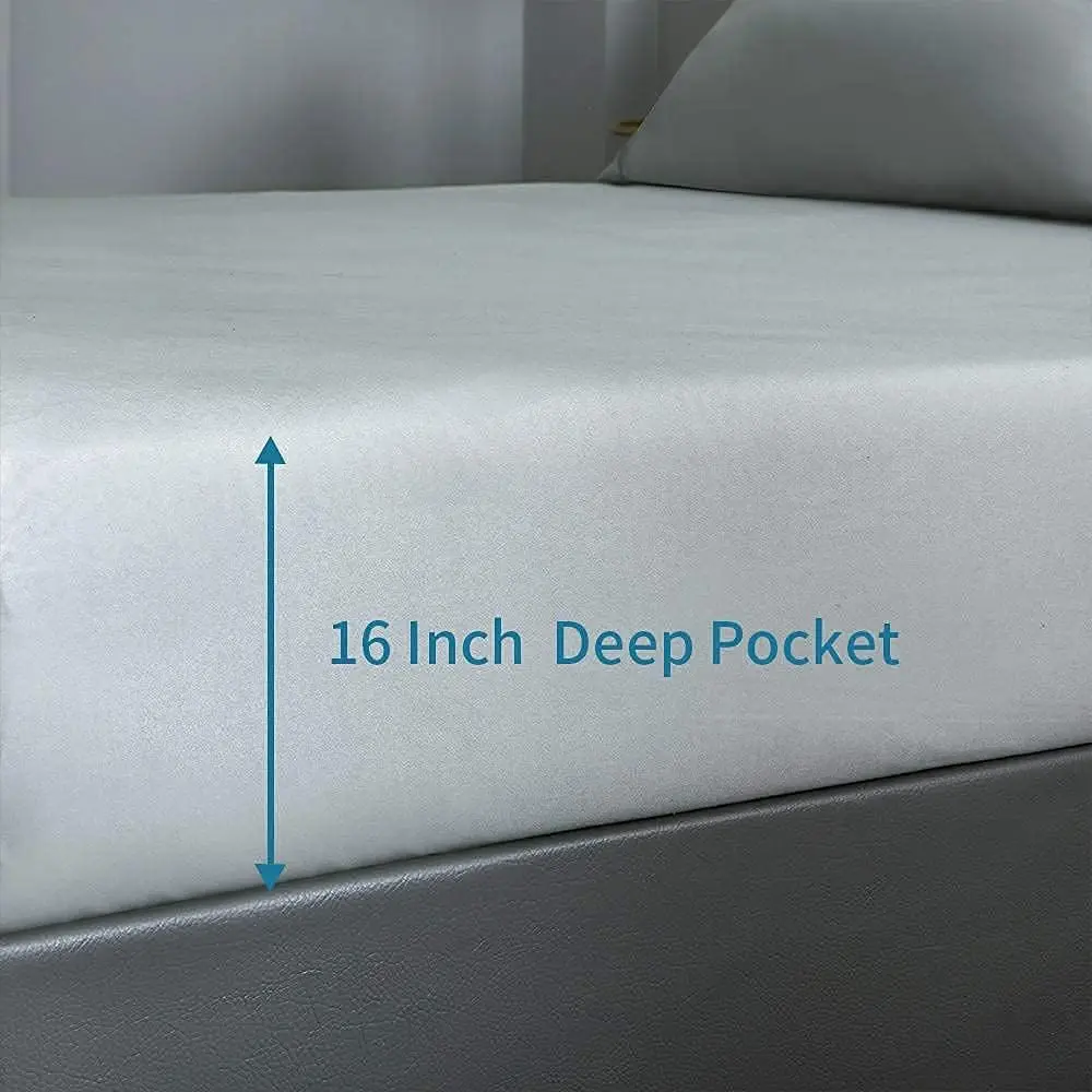 Microfiber Bedding Sheet 1800 Count Deep Pocket 4 Piece Hotel Bed Sheet Set