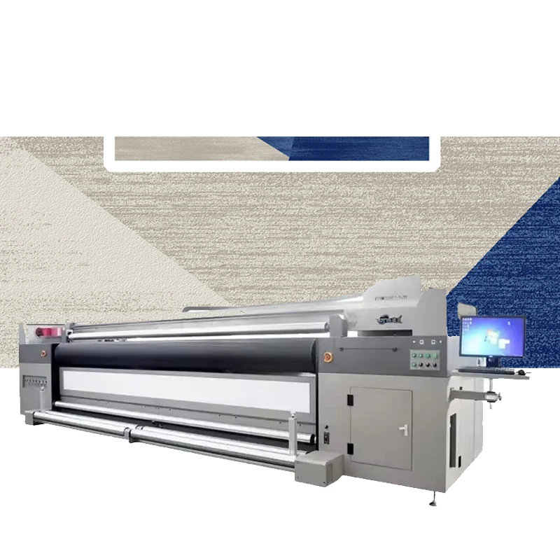 Yotta R5000 5m UV Roll To Roll UV Printer Large format self-adhesive VInyl roll carpet pattern printer