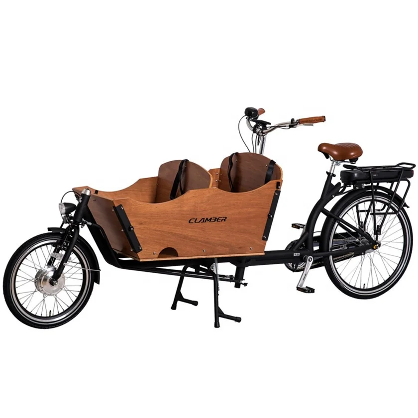 China electric bike shimano 3 speed two wheel cheap adult cargo bike for kids front