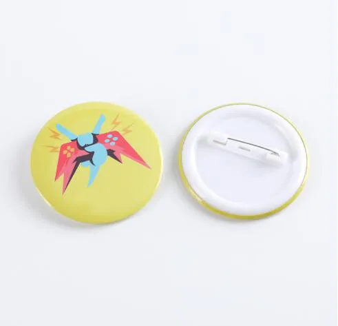 High Quality Badges And Pins tinplate Button Name Tag Led Security Guard Badge Custom Metal Football Club Badges