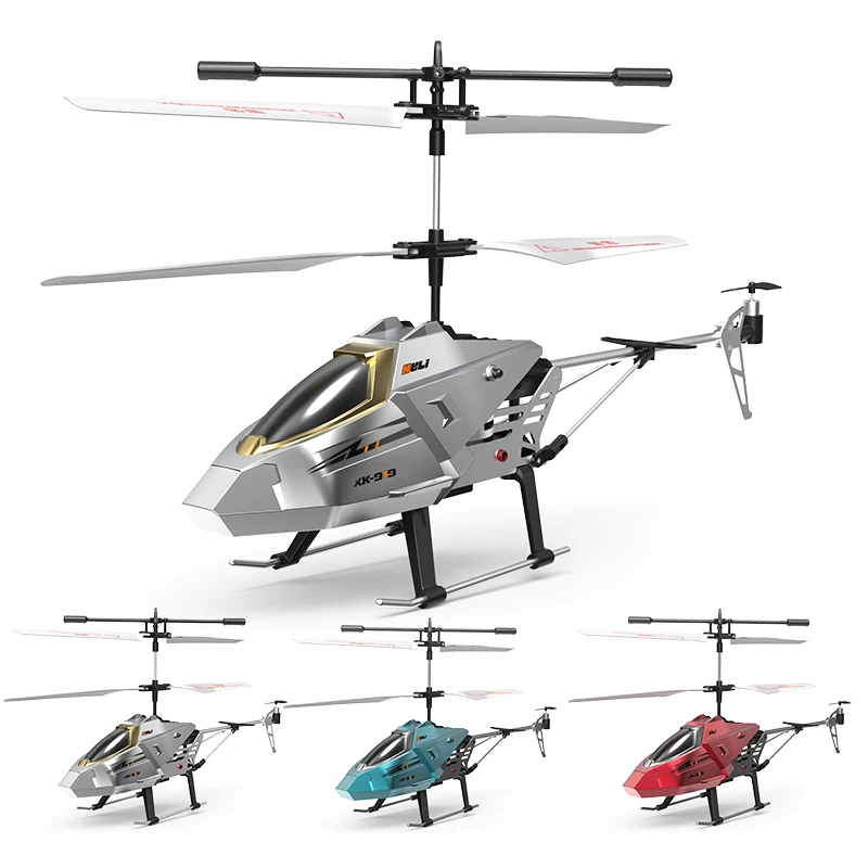 2024 New 3.5CH 2.4G RC Helicopters Big RC Helicopter Alloy Airplane with Auto Hover for Kids