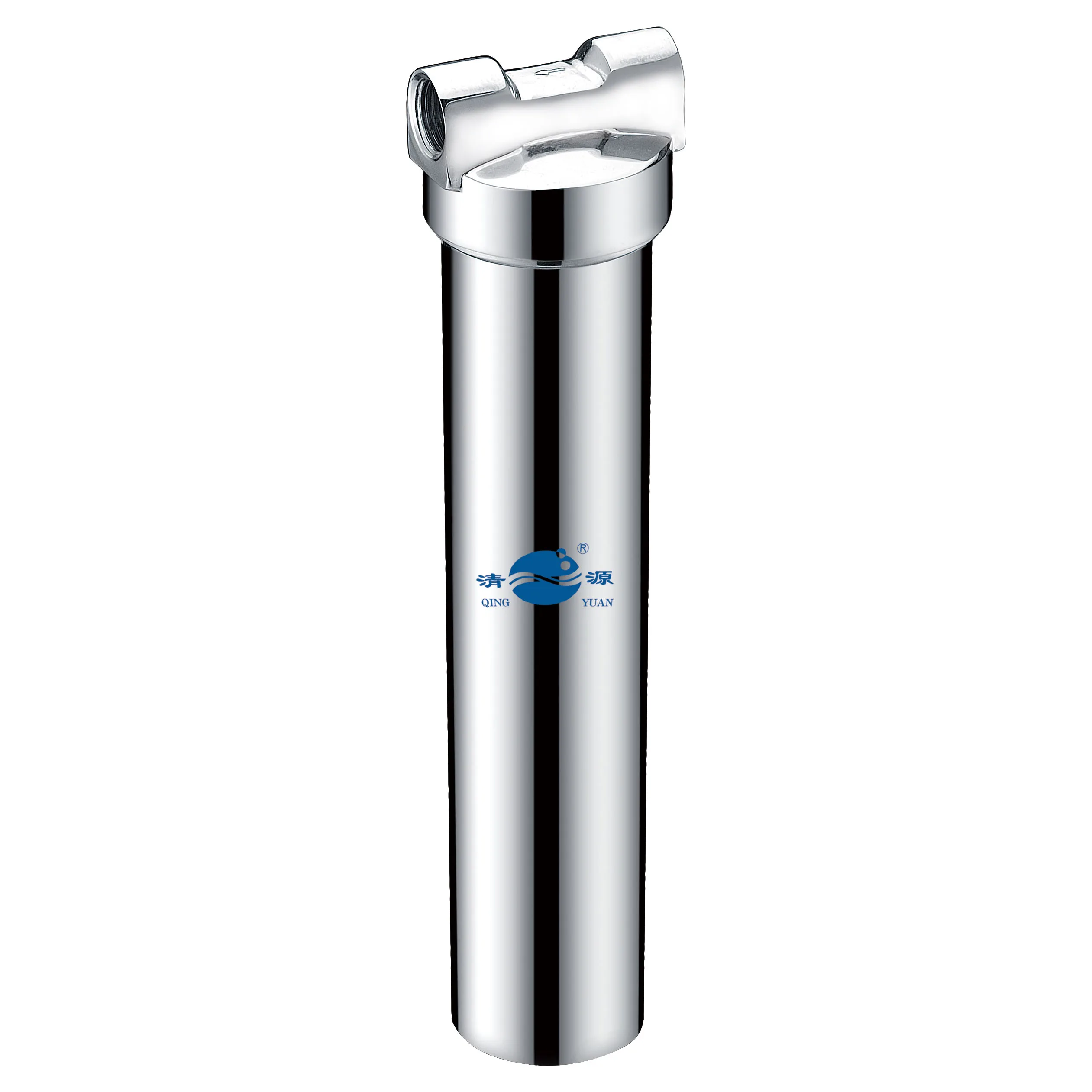 QING YUAN QY-10A 10 Inch Household Stainless Steel Countertop Water Purifier Water Filter Housing