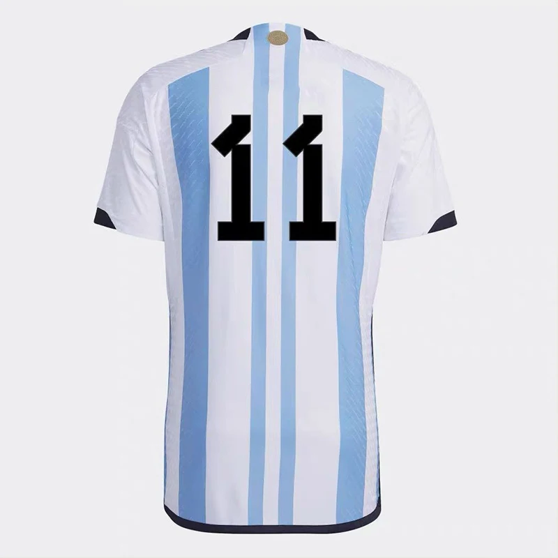 3 Star National Team No. 10 Jersey Player Version Soccer Jersey Home Football Shirt Match Football Uniform Custom Number Name