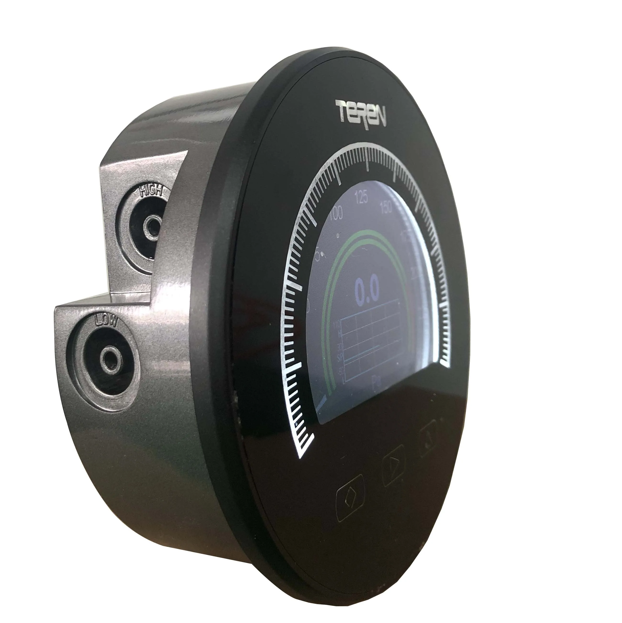 Analog pointer smart differential pressure monitor and controller and transmitter