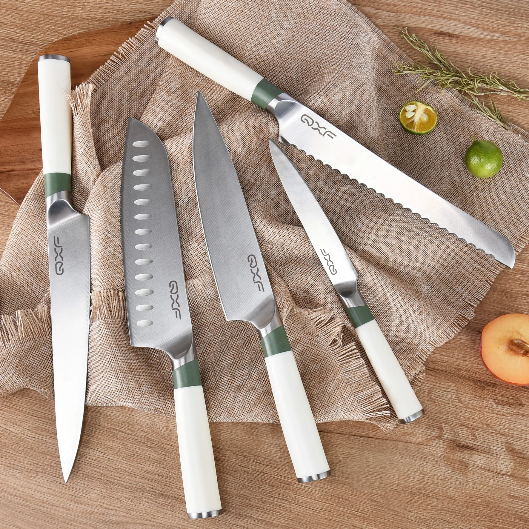 Kitchen Knife Set Luxury & Elegant ABS Handle Stainless Steel Chef Knife Set High Quality Chef Knife Premium as Gift