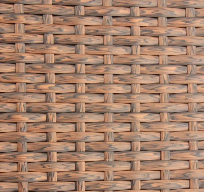 Outdoor Wicker Chaise Lounge Double Rattan Sun Lounge with Wheel Beach Chair