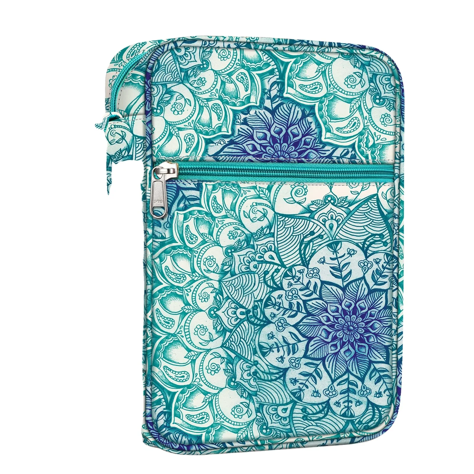 Free Sample Customized Wholesale Large Bible Covers Christian Art Gifts Carrying Book Case Church Bag with Pen Slots and