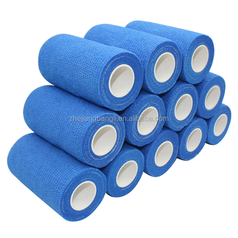 Custom Non Woven Vet Wrap Bandage Athletic Self Adhesive Vet Wrap Cohesive Elastic Bandage Self-adhesive Bandage