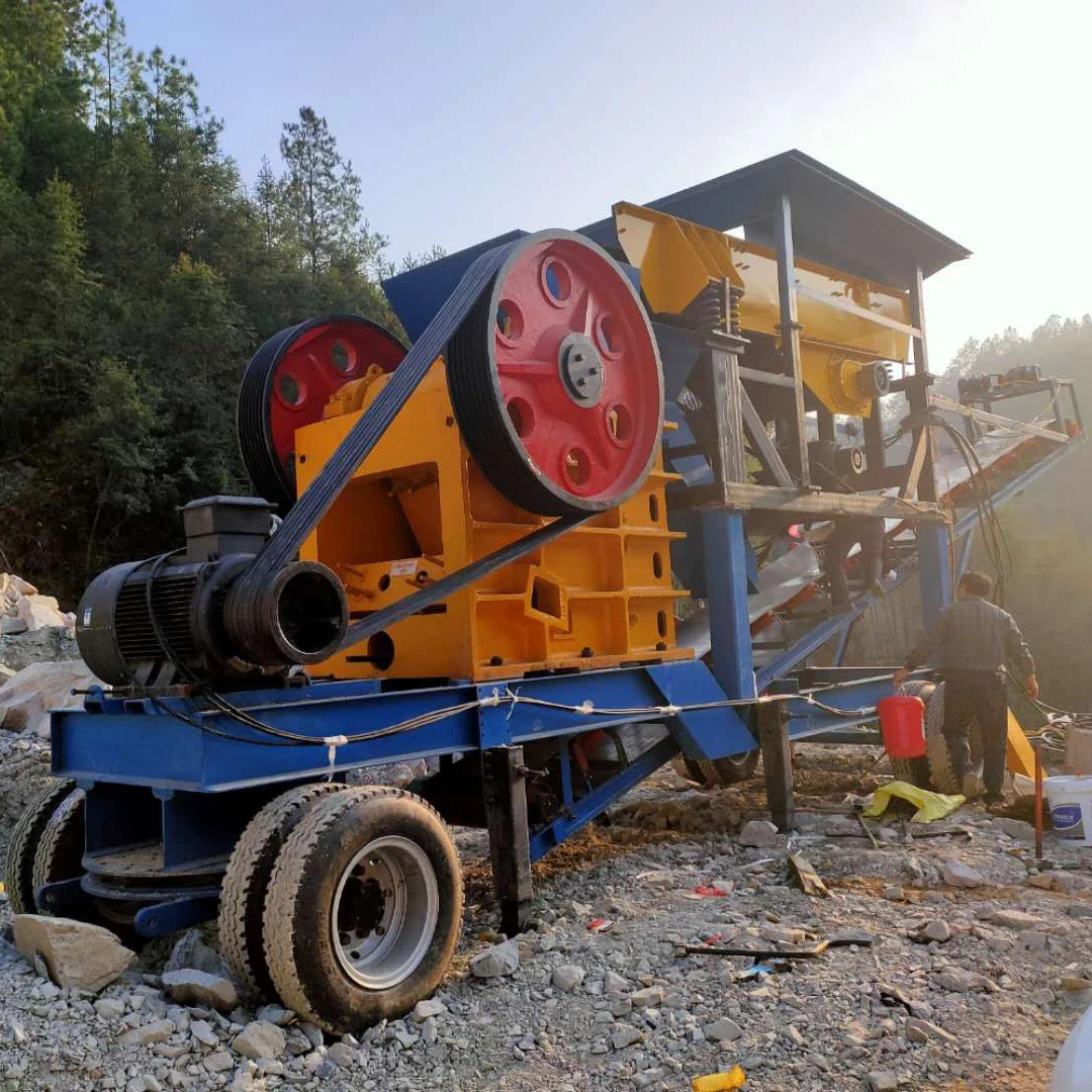 used mobile stone crusher plant