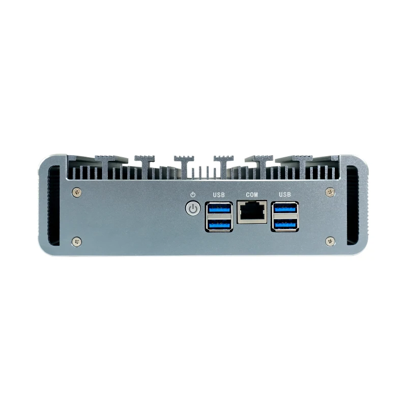 BKHD Core I7-8550U Barebone Dual NIC 4*USB Fanless 4G Customize Desktop Office Linux Win10 Mini Router PC