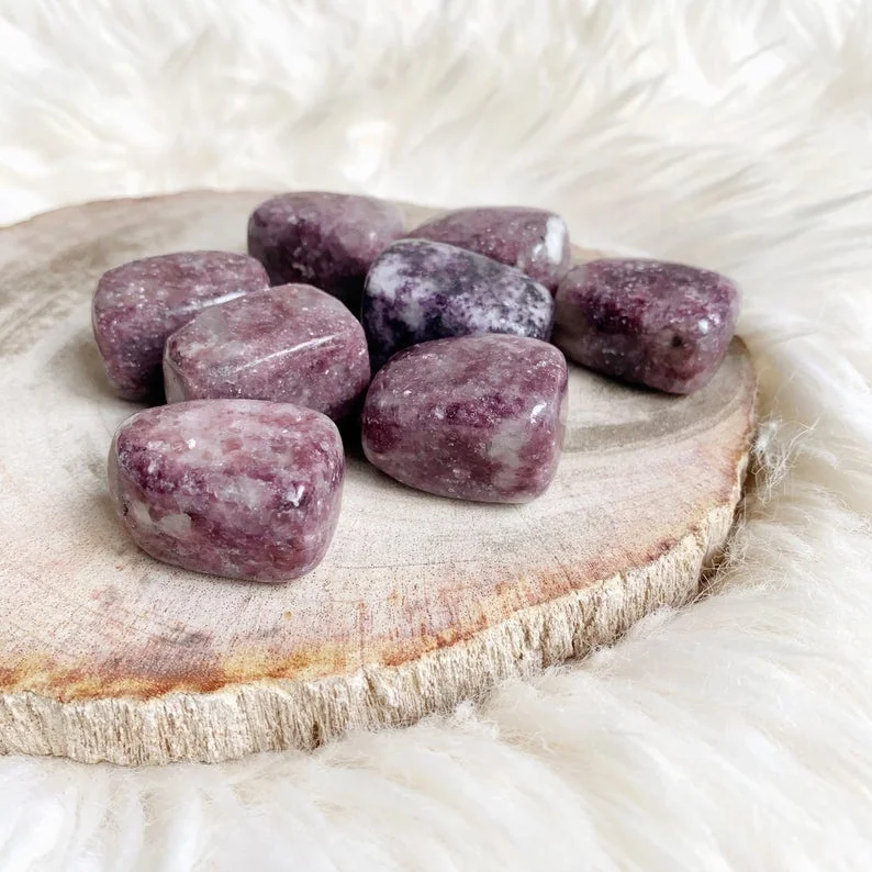 wholesale bulk Natural Genuine Lepidolite Tumbled Stones Healing for decoration |supplier and wholesaler uk