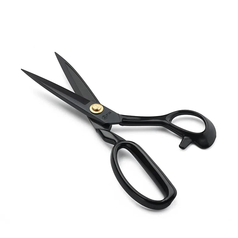 Professional black non-stick plated tailoring machine sewing shears 8 inch 9Iinch 10inch 11inch 12inch sharp tailor scissors