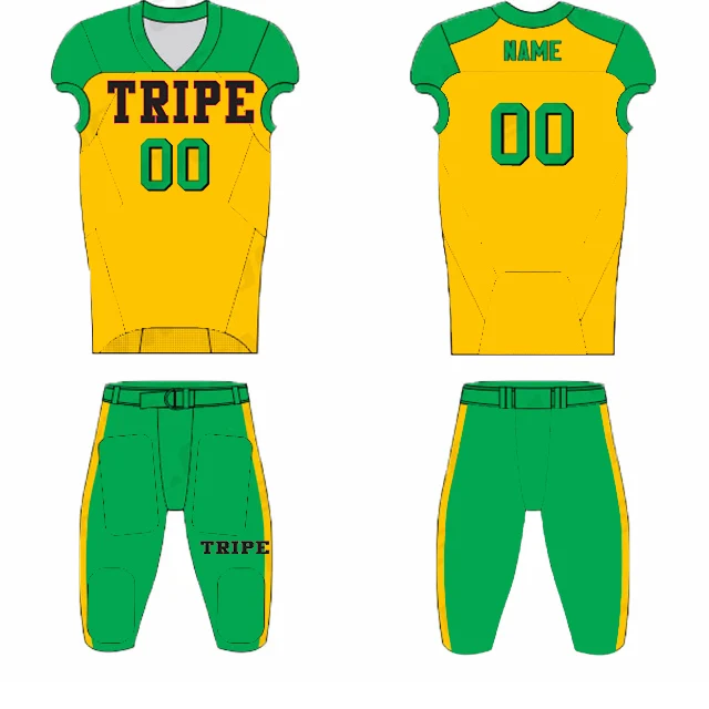 Full sublimation American football jersey custom team football uniform