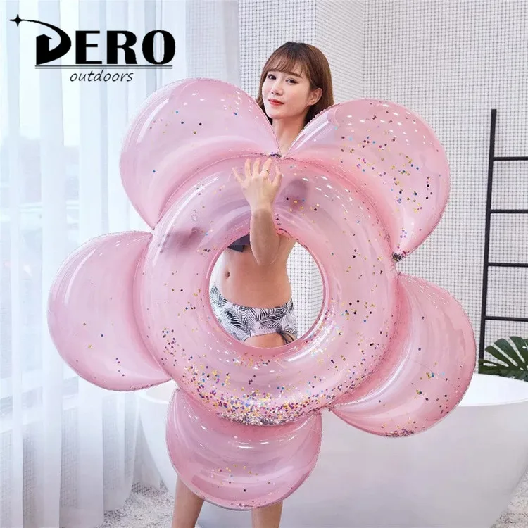 
Pontoon Customized Water Swimming Pool Inflatable Party Boat Rafts Island Floats Inflatable Pink Flamingo 