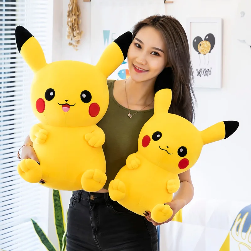 Wholesale Big Size Pikachu Plush Toy Stuffed Animal Plush Doll Kids Pillow Toy