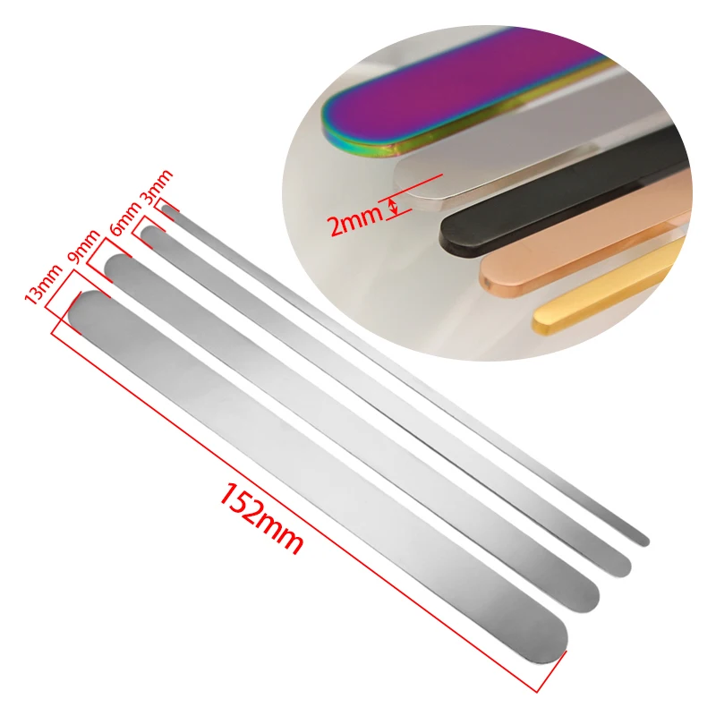 Wholesale DIY Bending Flat Cuff Bracelet Blank Stainless Steel Straight Bangle Bar Straight Cuff Bracelet For Engraving