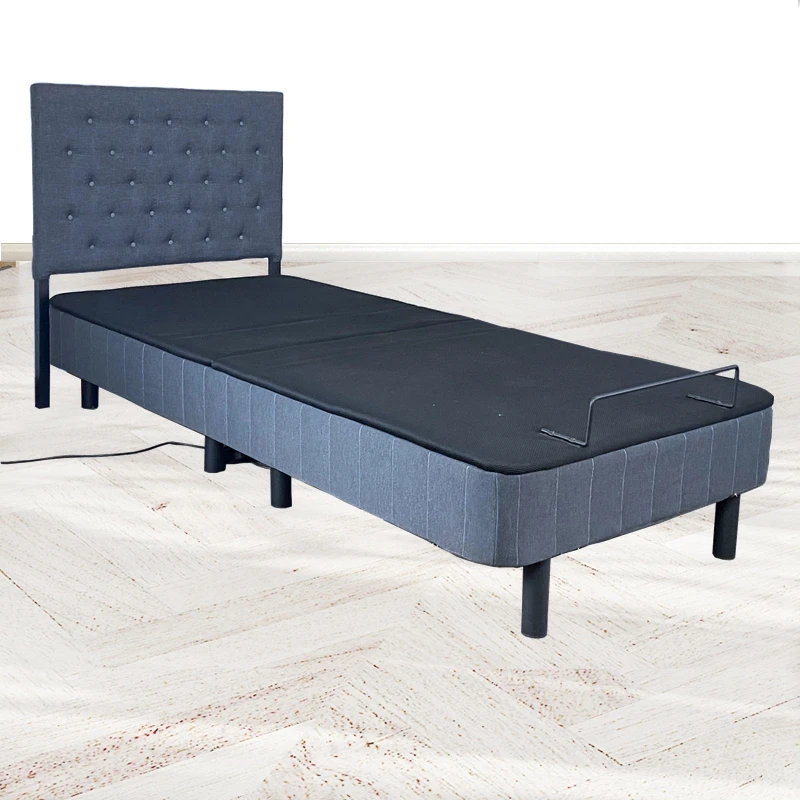 Price base frames king single cheap modern electric adjustable bed frame bed foldable platform with headboard