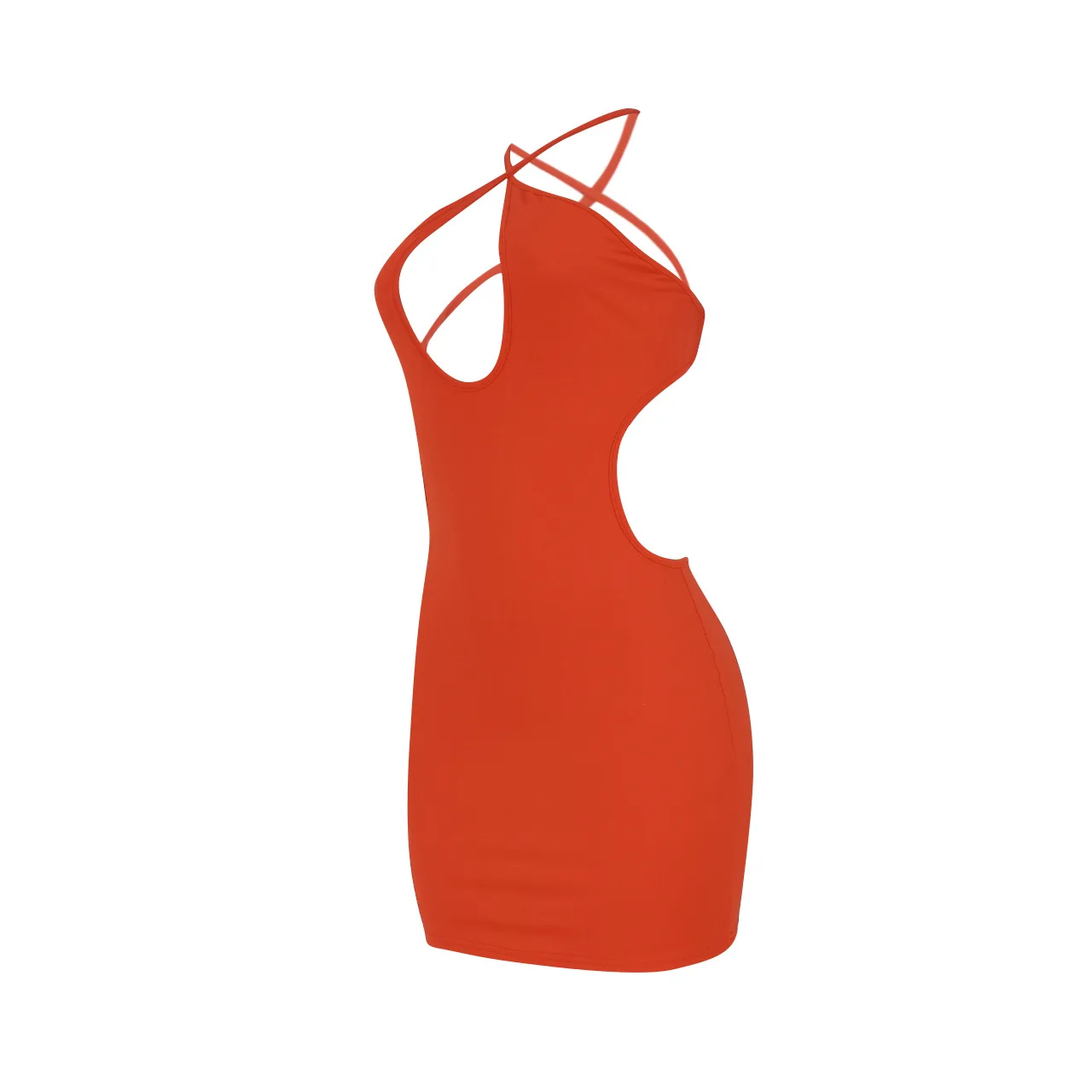 Женское ажурное платье с открытой спиной