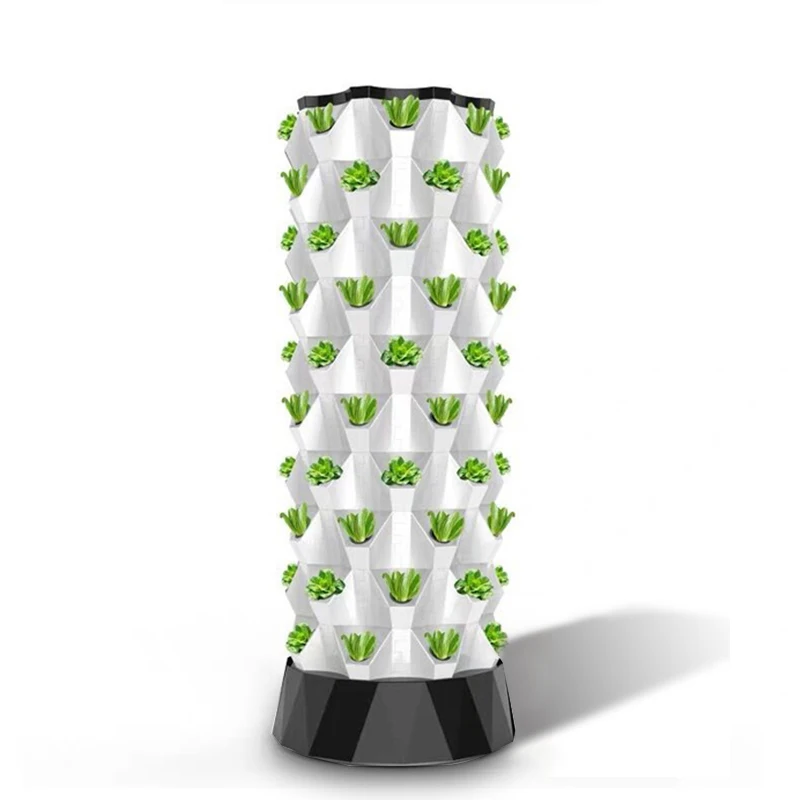 Home Vertical Garden Tower with Vertical Tower for Leafy Vegetable Hydroponic Growing Systems