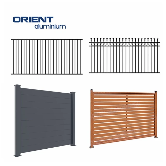 Перфорированный алюминиевый защищенный от звука забор высокий для переднего двора ресторана виллы Ямайка легко установить вертикальный