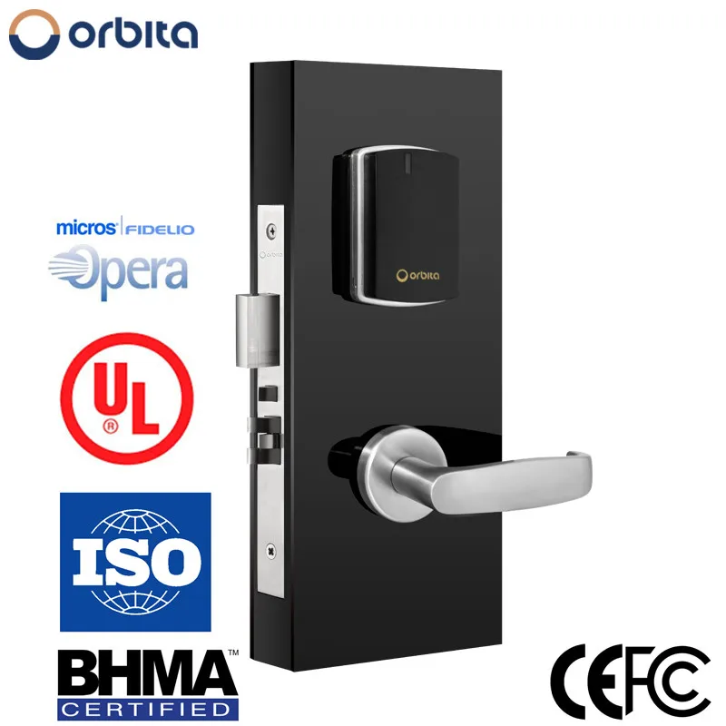Orbita electronic separate component locks smart digital door lock rfid hotel door locks