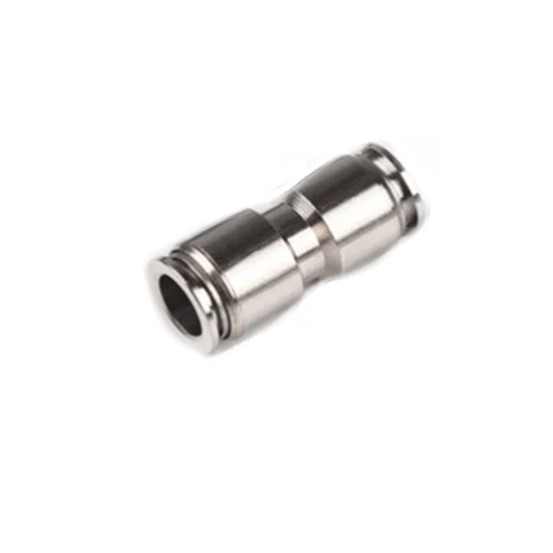 
Hot selling Metric size 8mm nickel plated one touch joints PUC used in pneumatic piping 