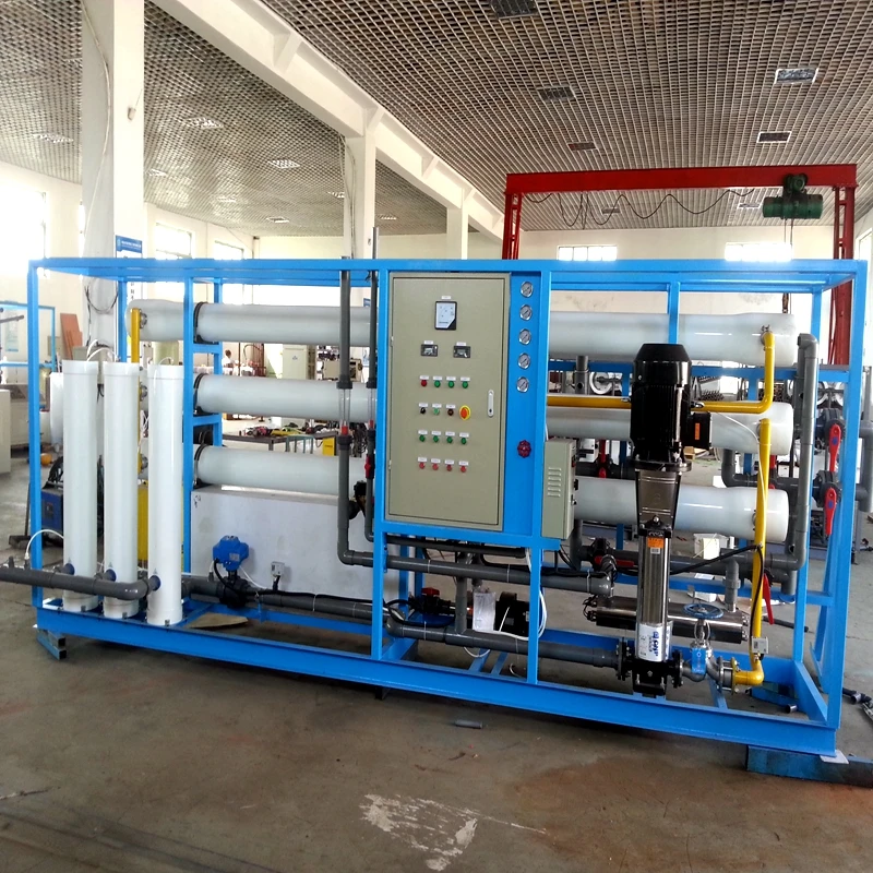 Compact Containerized Seawater Well Water Desalination Plant
