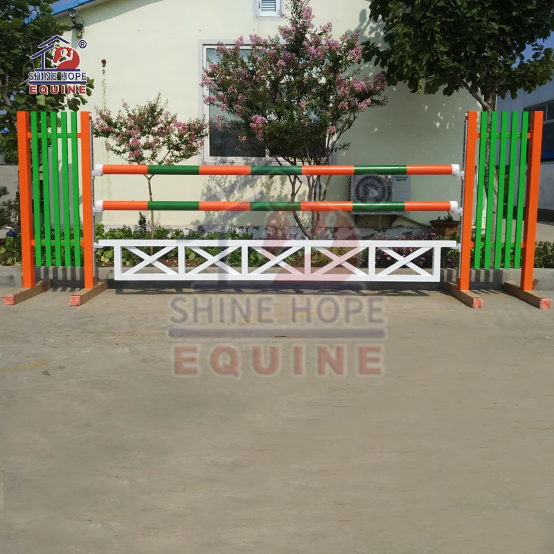 equine accessories show jump gates with powder coating customized color